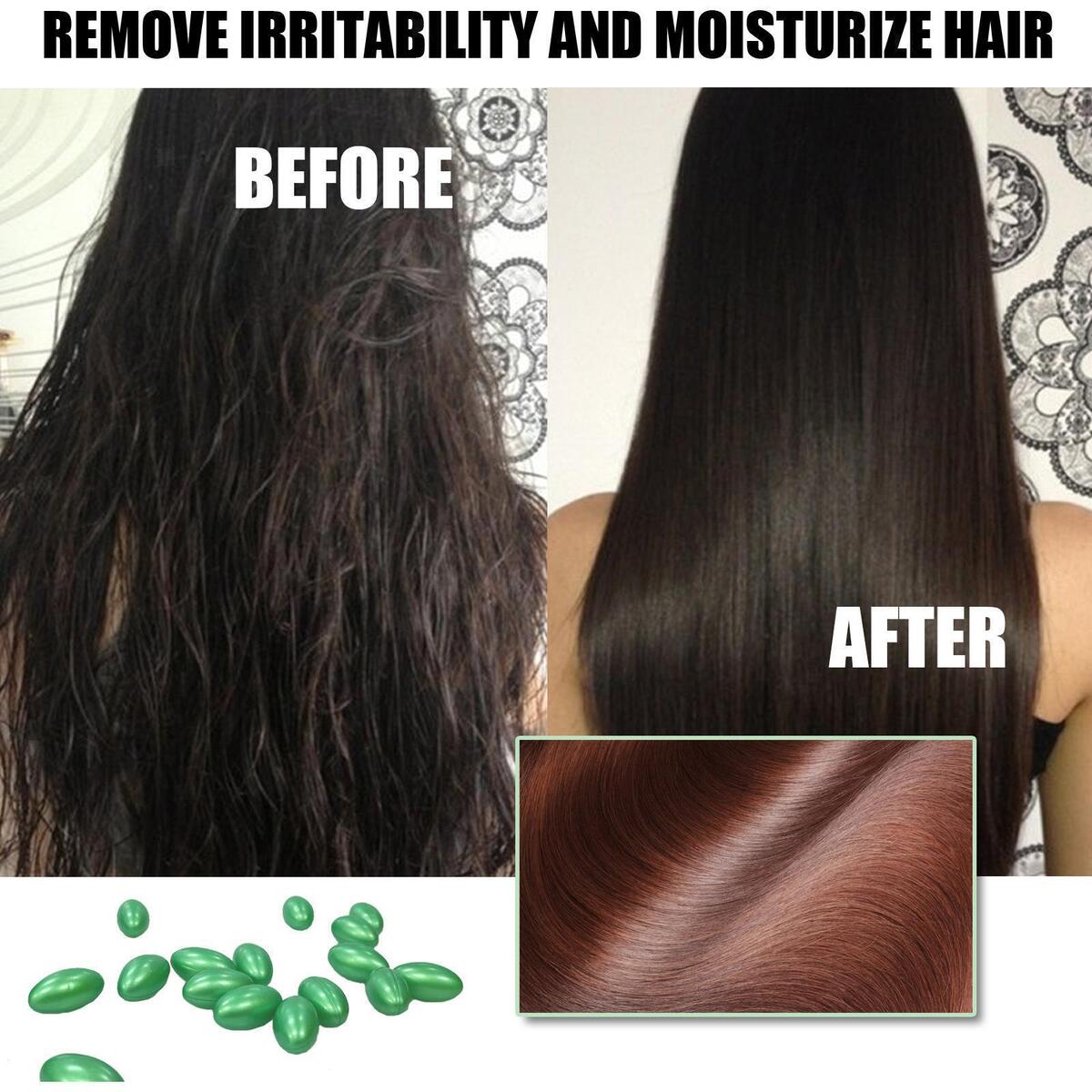 Hair Serum Capsules Softness & Shine Hair Deep Conditioning Hair Care