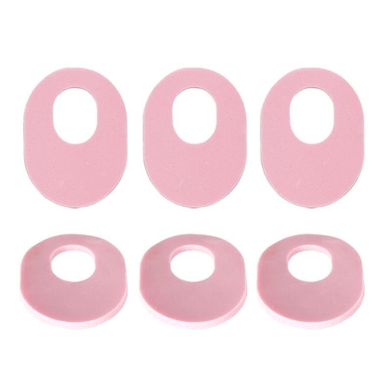 6pcs Latex Callus Cushions Oval Shaped Adhesive Callous Pads Corn Cushions