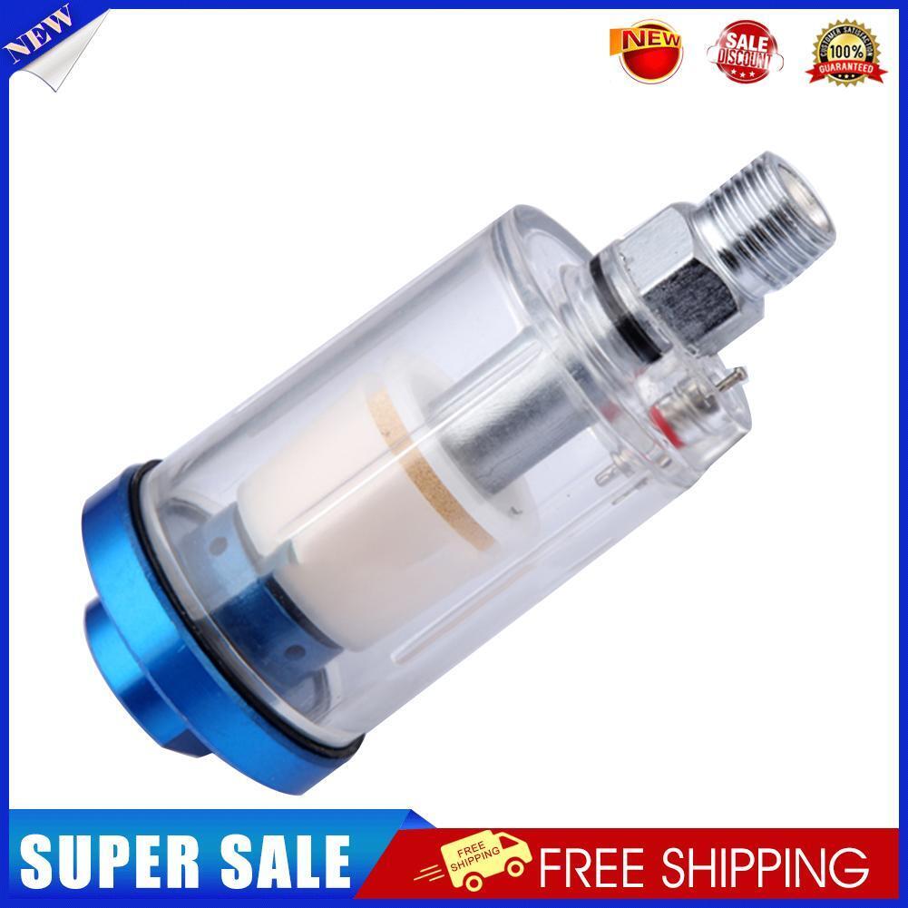 1/4 inch Water Oil Separator Inline Air Hose Filter for Spray Paint Gun
