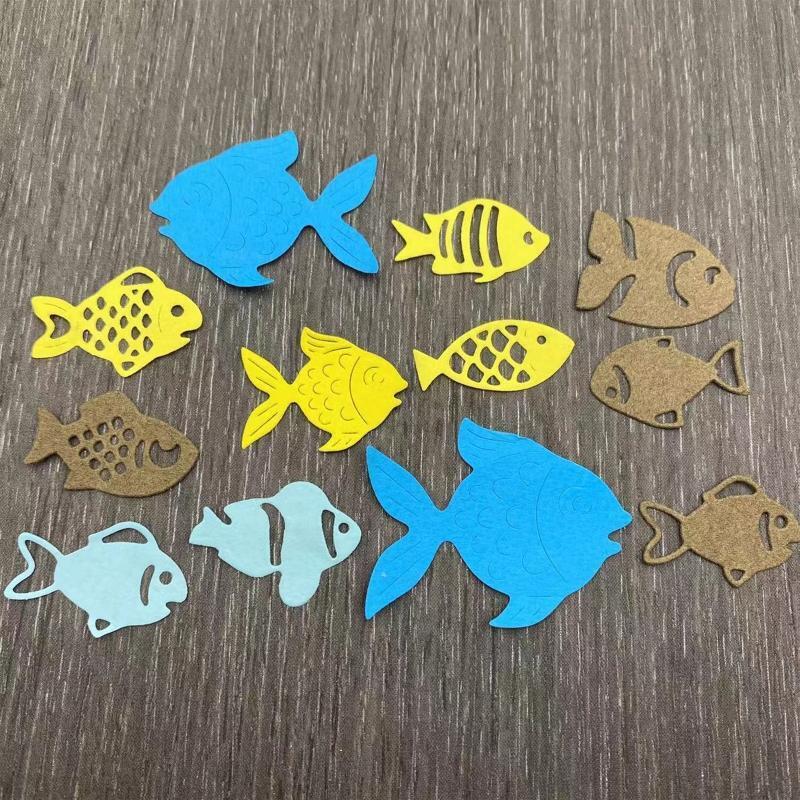 Cartoon Fish Metal Cutting Dies Stencil DIY Scrapbook Album Paper Card Template
