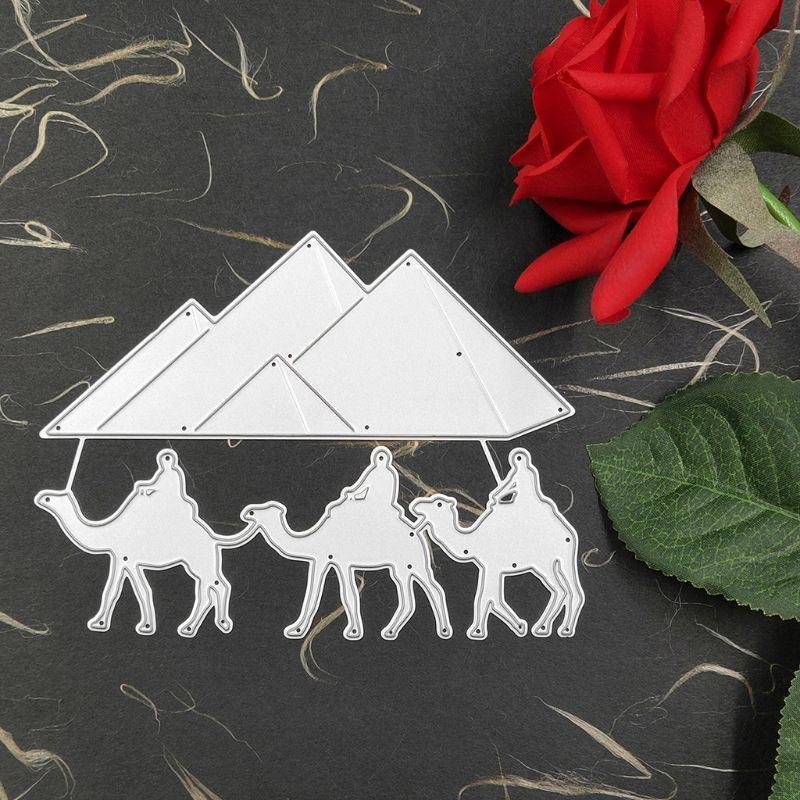 Desert Camel Metal Cutting Dies Stencil DIY Scrapbooking Album Stamp Paper Card