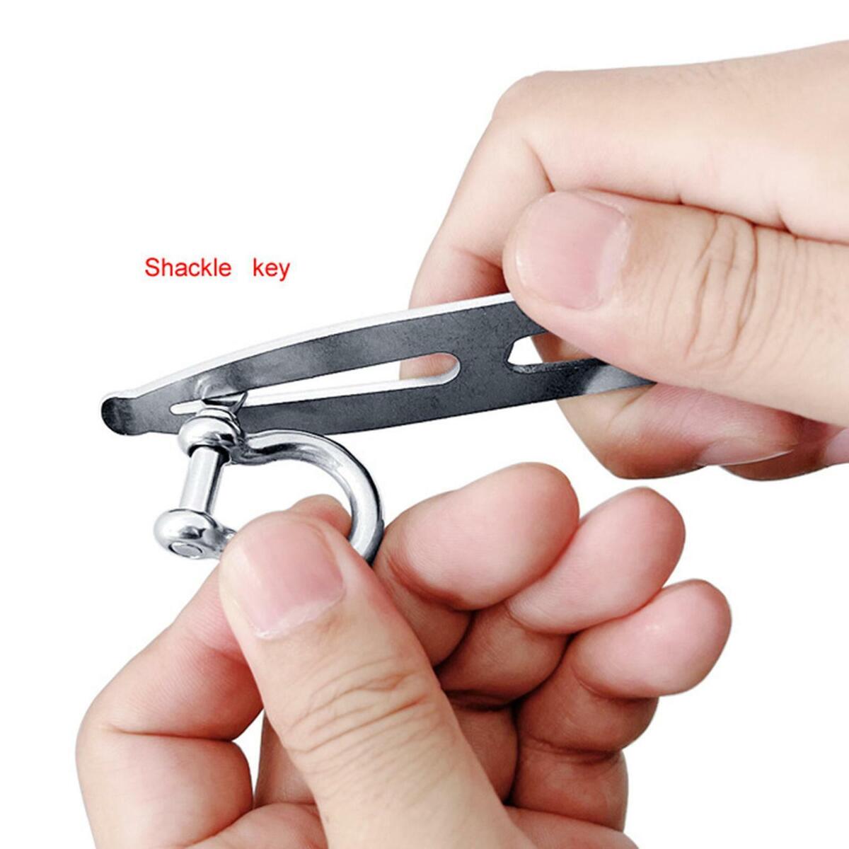 Shackle Key with Bottle Opener Emergency Tool Kit Universal for Marine
