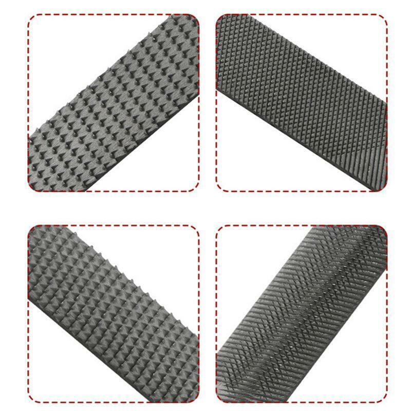4 in 1 Carbon Steel Rasp File Carpentry Woodworking Wood Carving Hand Mill Tool