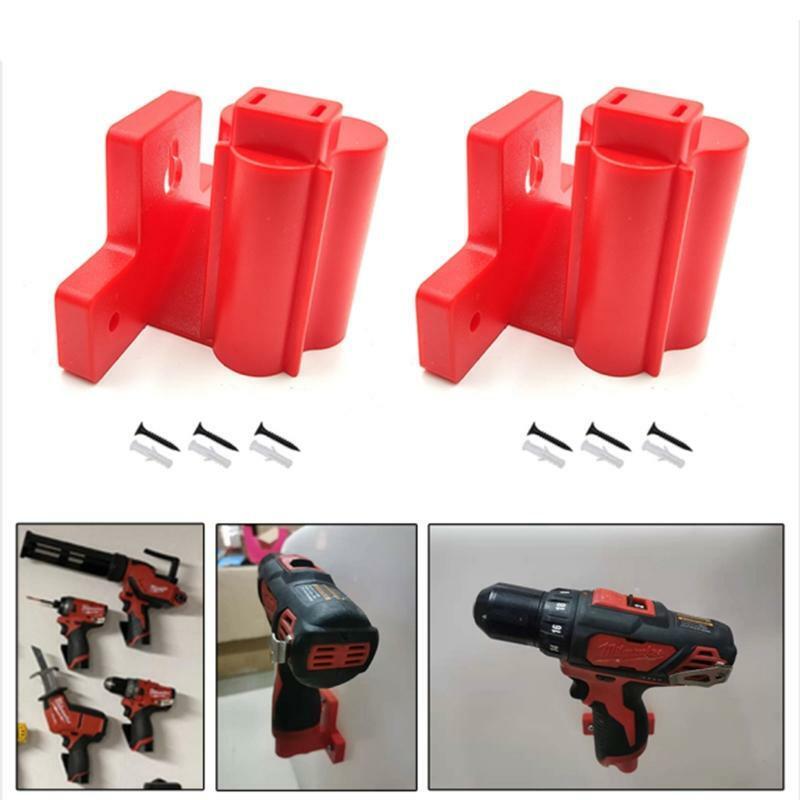 2 Pcs/Set Tool Holder Dock Hanger Compatible with M12 12V for Workshop