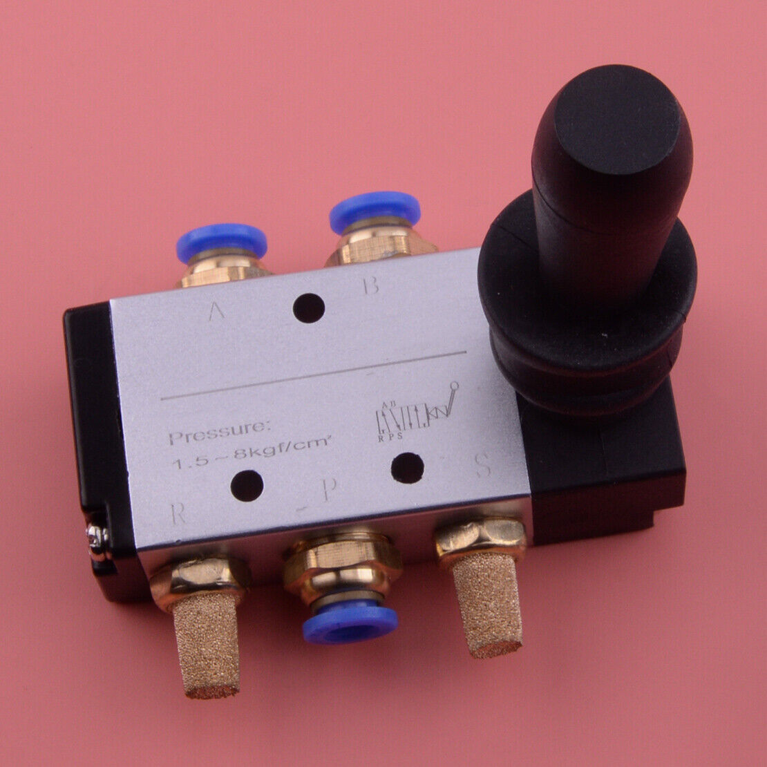 Pneumatic Air Hand Lever Valve 1/4 Manual Control 4H210-08 5 Port 2 Position