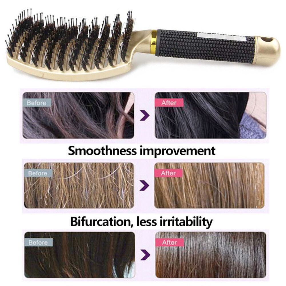 Plastic Hair Comb Anti-static Hairdressing Massage Comb Salon Home Brush