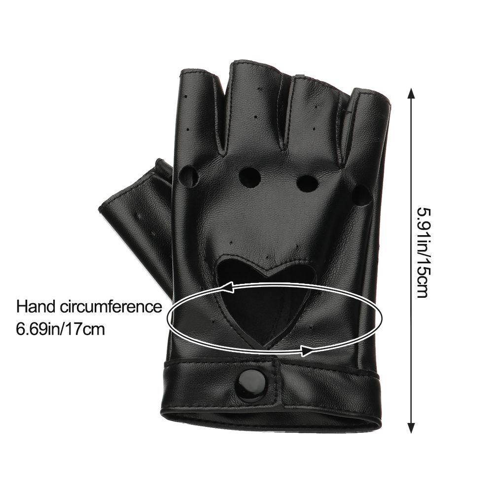 Apparel Accessories Driving Mittens Leather Gloves Dancing Mittens Punk Glove