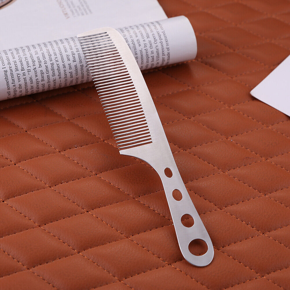 Space Aluminum Anti-static Comb Barber Hairdressing Styling Hair Brush (S)