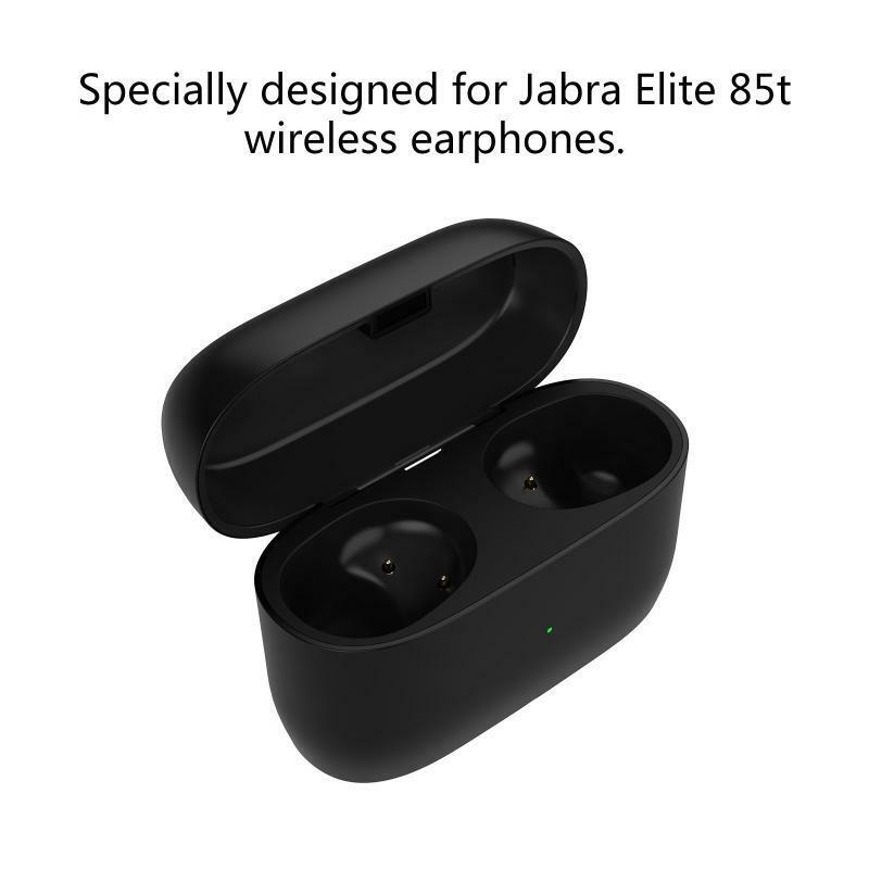 Upgraded Wireless Charging Case Charger Bin Compatible with Jabra Elite 85t