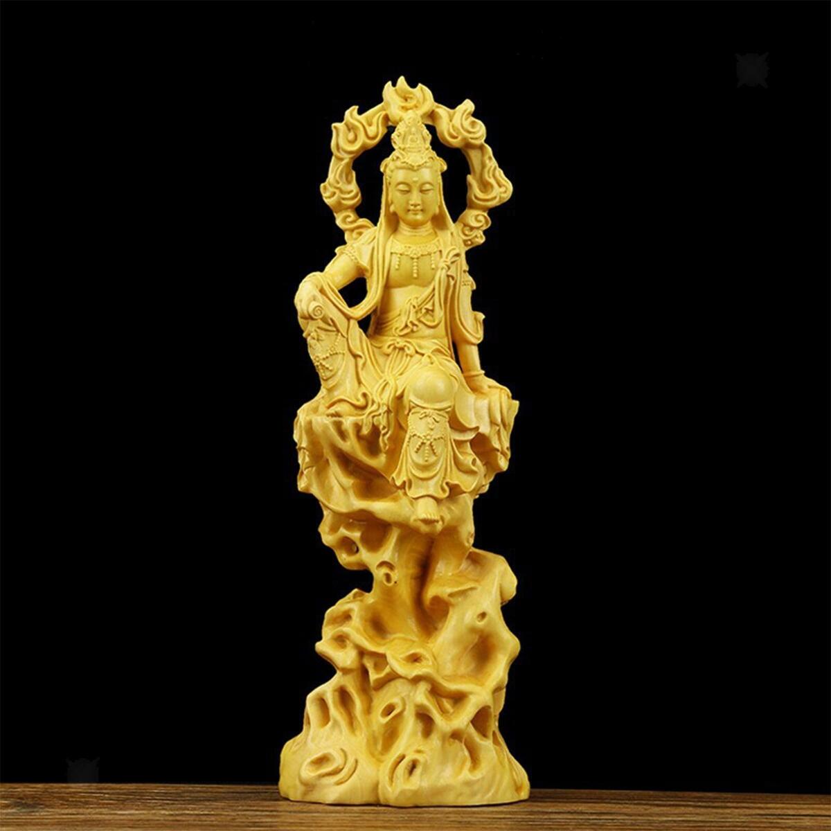 Guanyin Statue Enshrined Decor  Wall Sculpture  House