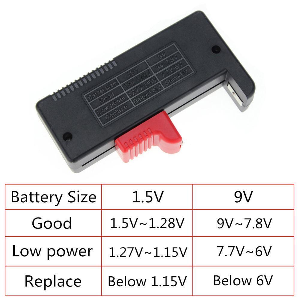 BT168D Smart LCD Digital Batteries Tester Electronic Measure Checker for 9V