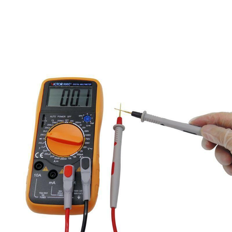 Digital Multimeter Probes Test Probes Leads Replaceable Needles Kits Clearance