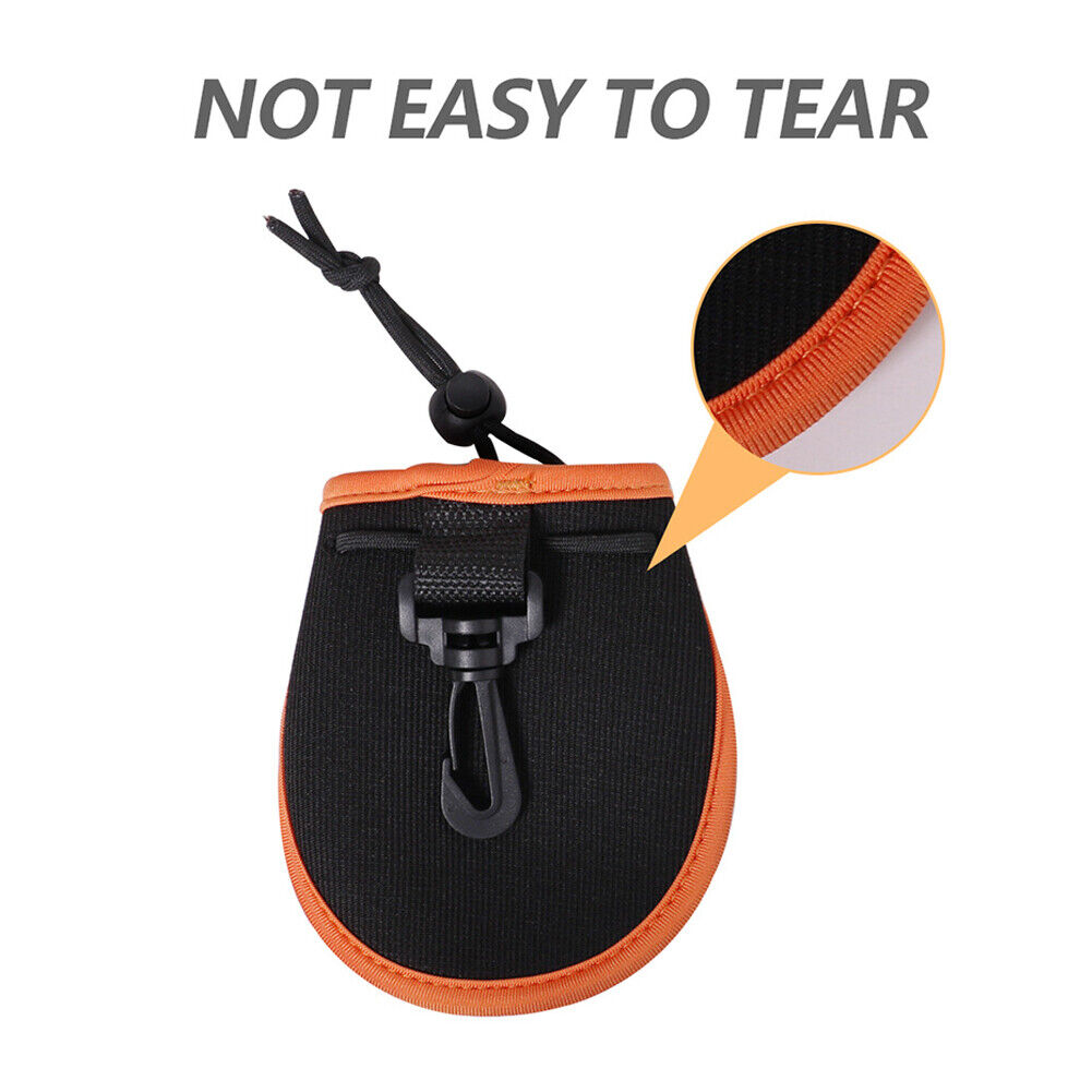 Portable Golf Ball Cleaning Bag Nylon Durable Soft Golf Wiping Storage Bags