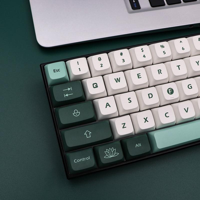 Botanical Keycaps XDA Profile 137 Keys Dye-Sub Keycaps GK61 64 84 96 Layout