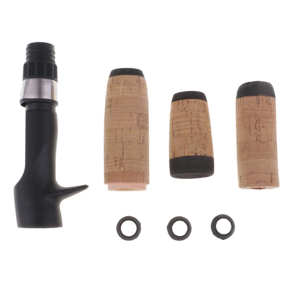 Fishing Rod Handle Universal Replacement Fishing Rod Cork Grip and Reel Seat
