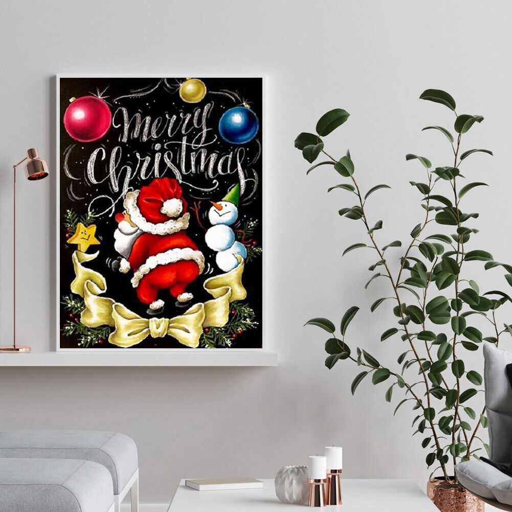 DIY 5D Diamond Painting Full Square Santa Claus Handmade Picture Home Decor