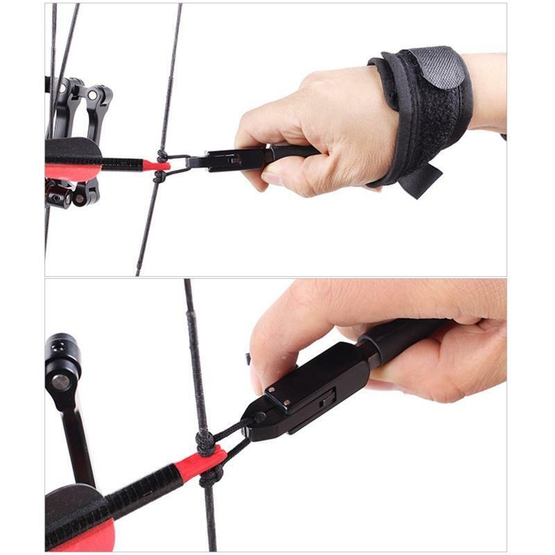 Compound Bow Trigger Caliper Shooting Wrist Strap Arrow Trigger Wristband Handed