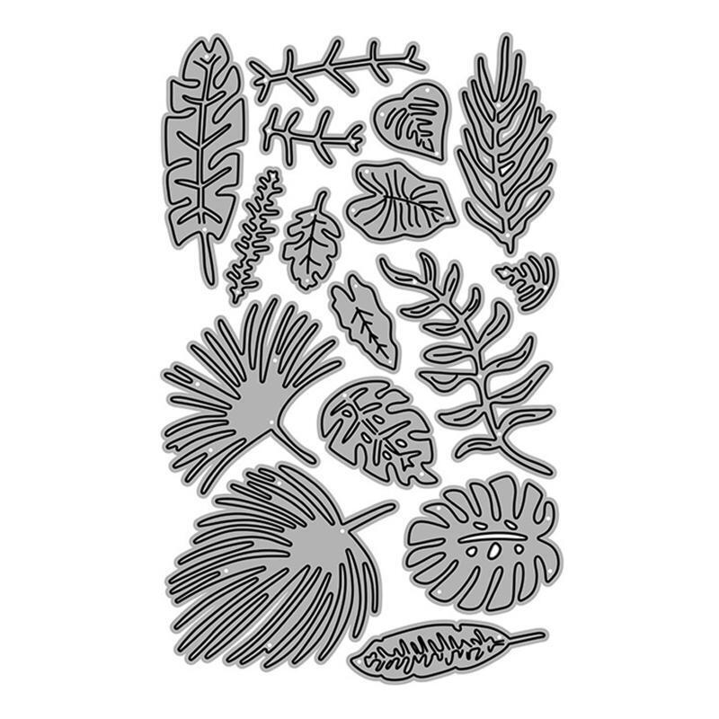 Lovely Leaves Metal Cutting Dies Scrapbooking Craft Birthday Greeting Card Decor