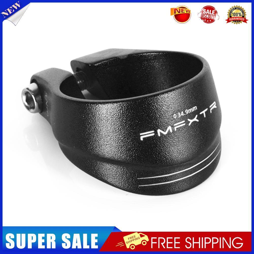 34.9mm Bicycle Saddle Seat Tube Clamp MTB Road Bike Seatpost Clamps (Black)