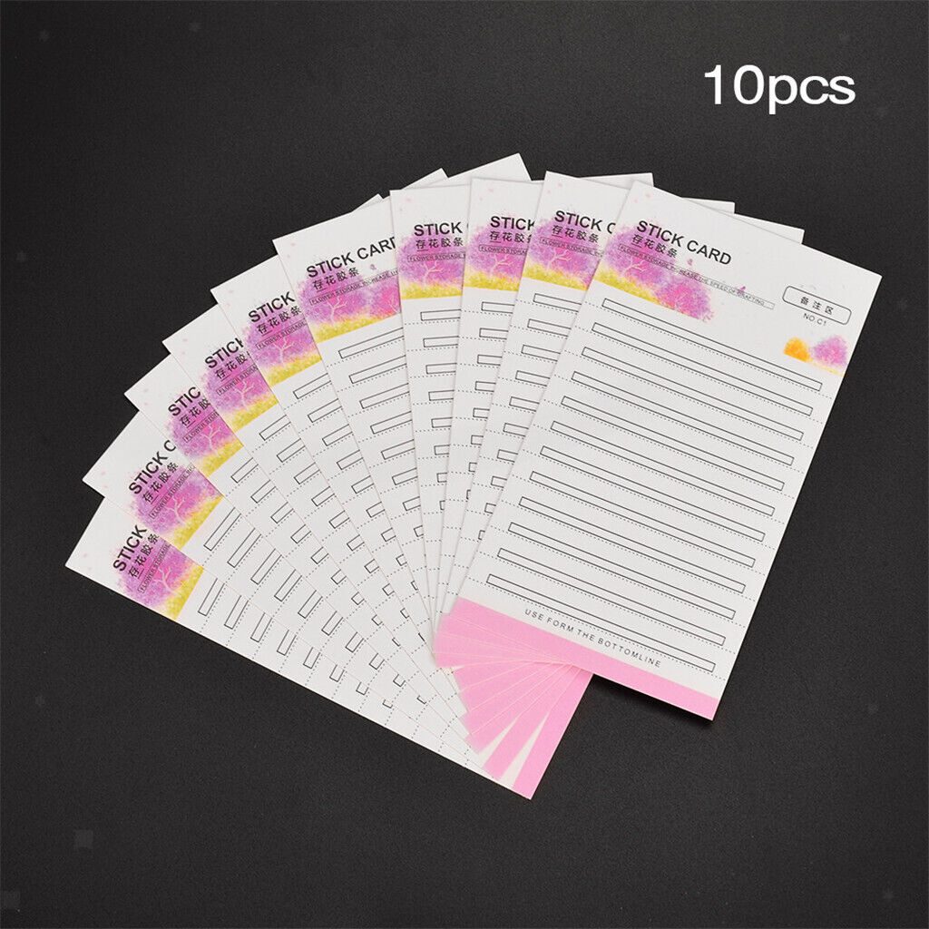 10  Cluster  Extensions Individual False Eye Lashes Organizers