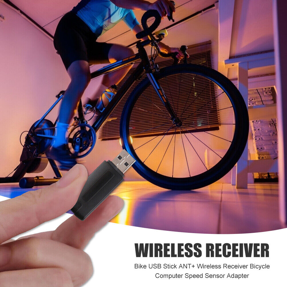 Bike USB Stick ANT+ Wireless Receiver Bicycle Computer Speed Sensor Adapter