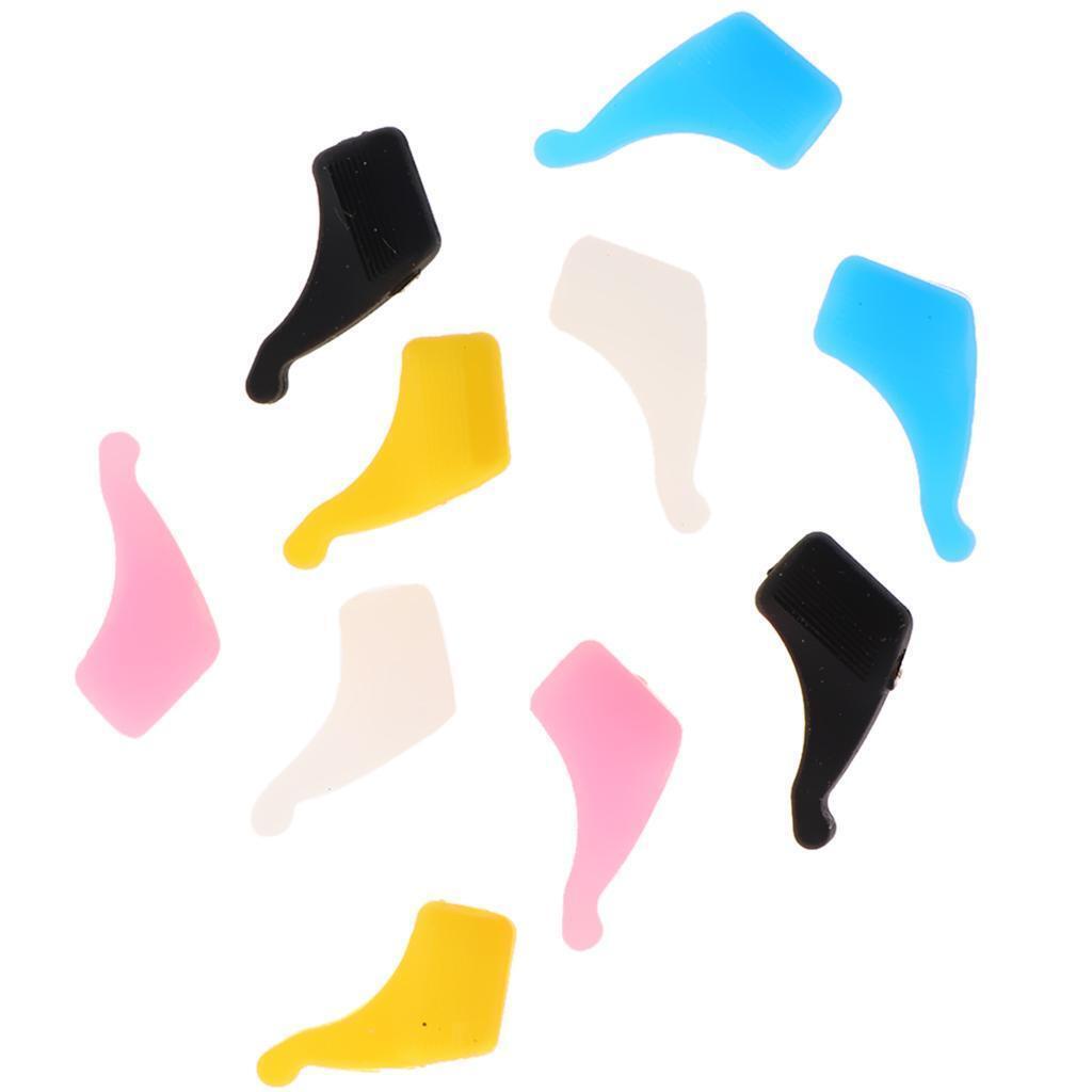 5 Pair Sports Eyeglass Ear Hook Anti Slip Silicone Grips Holder Temple Tips