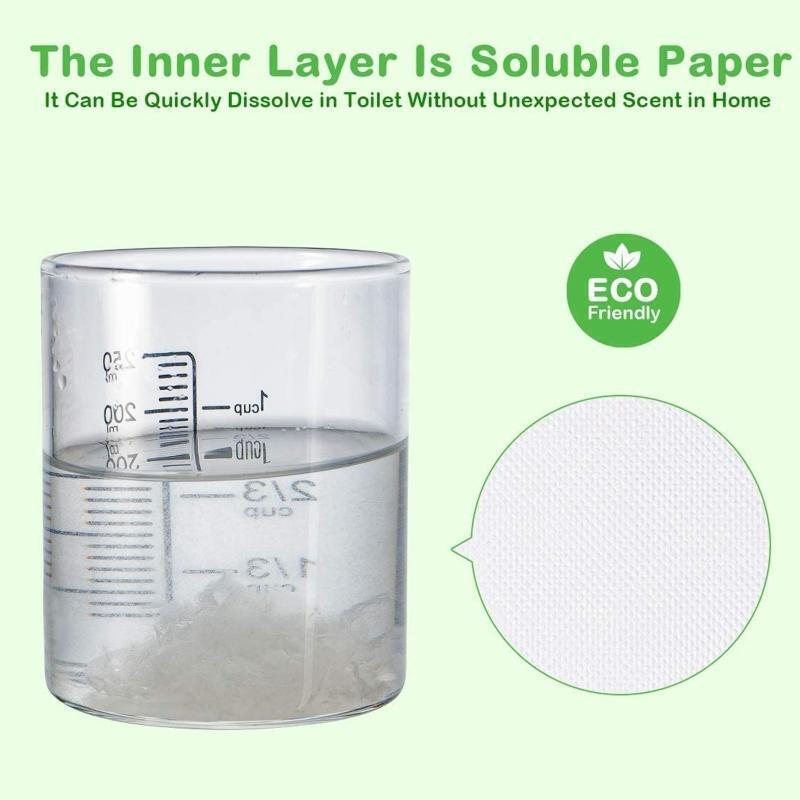 100pcs Dog Poop Bags Large Waste Bag Double Layers Biodegradable Easy to Carry
