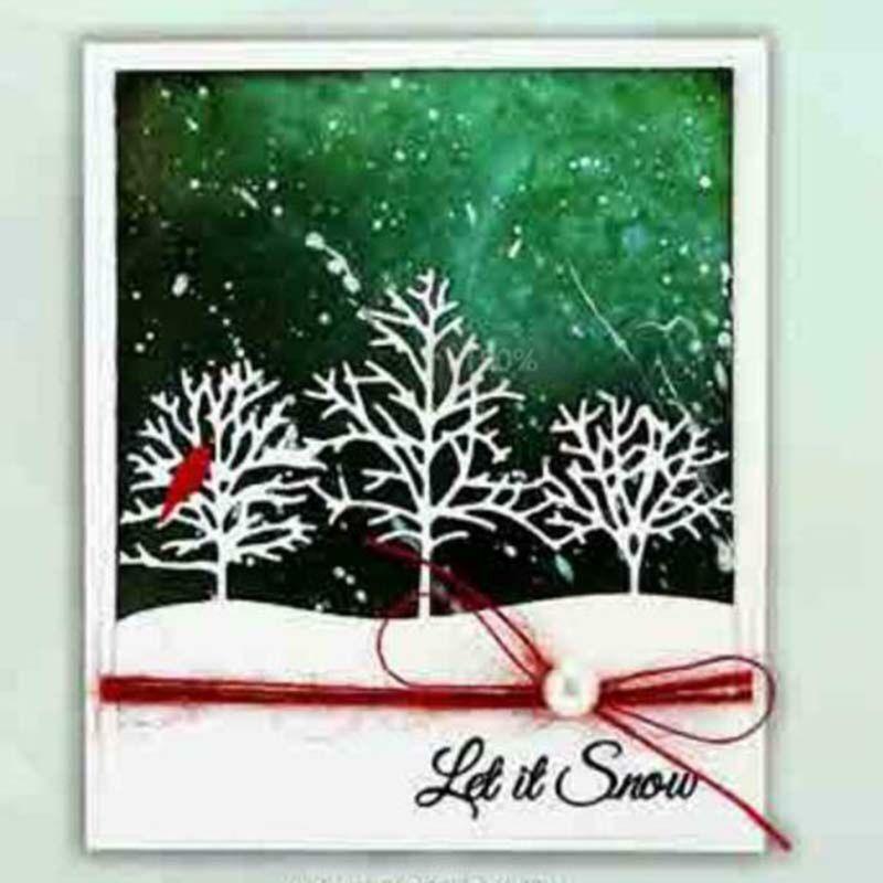 Trees  Metal Cutting Dies Stencil DIY Scrapbooking Album Paper Card Craft Decor