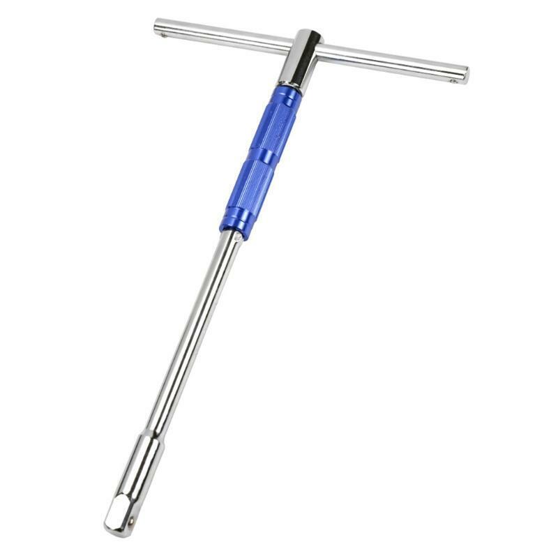 T-type Handle Socket Wrench Deep Reach Nut Driver Soft Grip T-bar Auto Repair