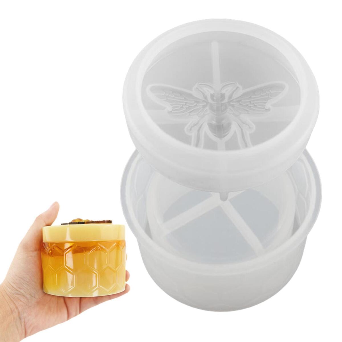 Silicone Jar Molds Reusable Handmade DIY Mould for   Jar Art Crafts