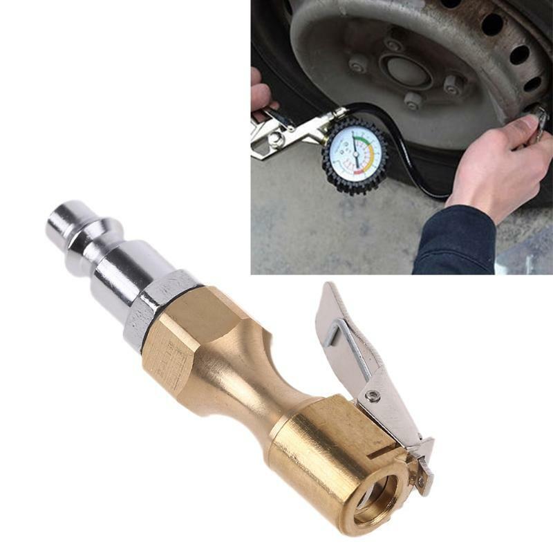 Heavy Duty Brass Air Chuck Set Lock on Tire Inflator Chuck Ball Air Chuck