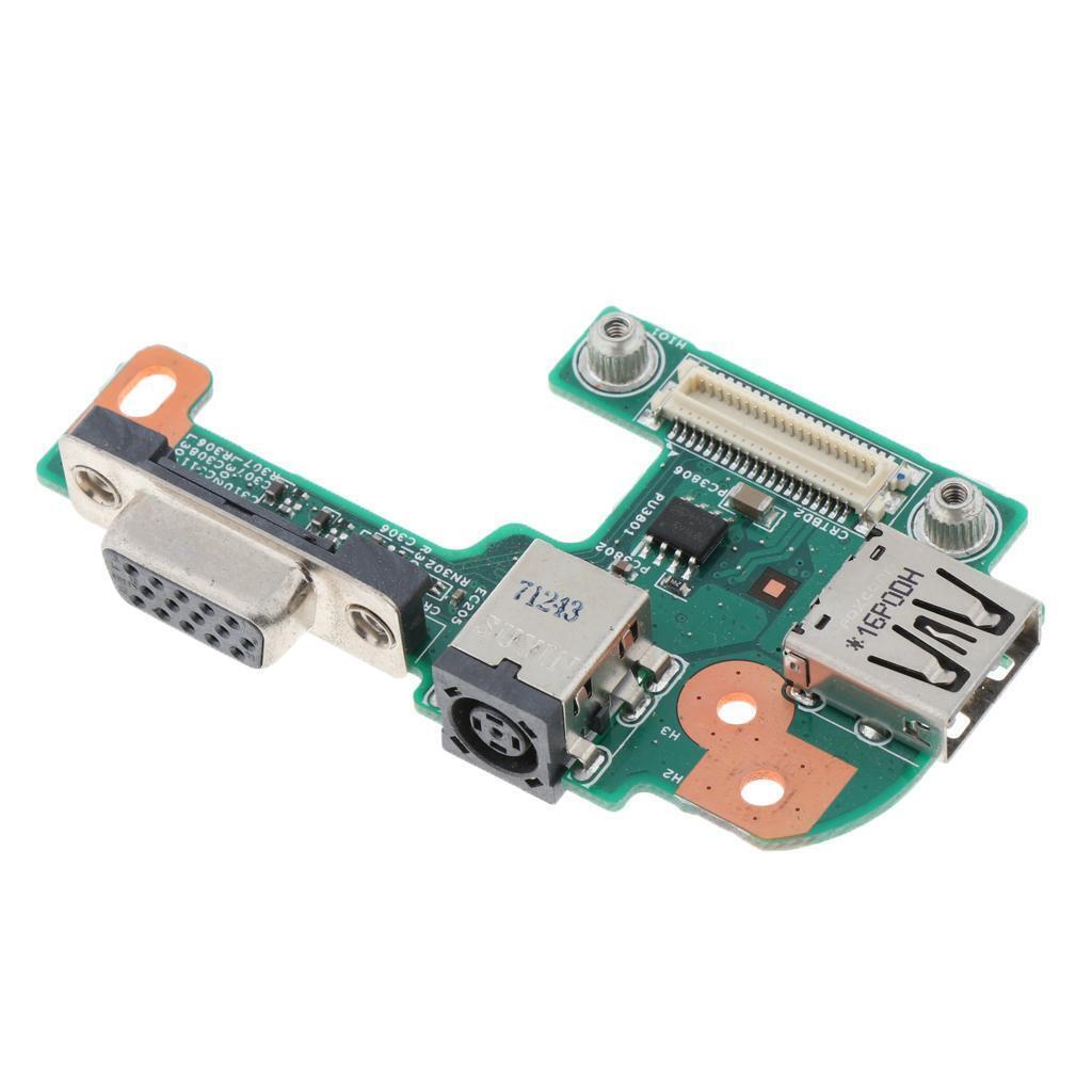 MagiDeal Laptop DC Socket Power VGA USB Board Repair for