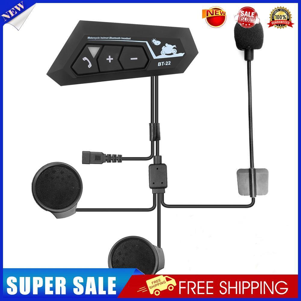 Waterproof Motorcycle Helmet Headset Bluetooth-compatible Wireless Earphone