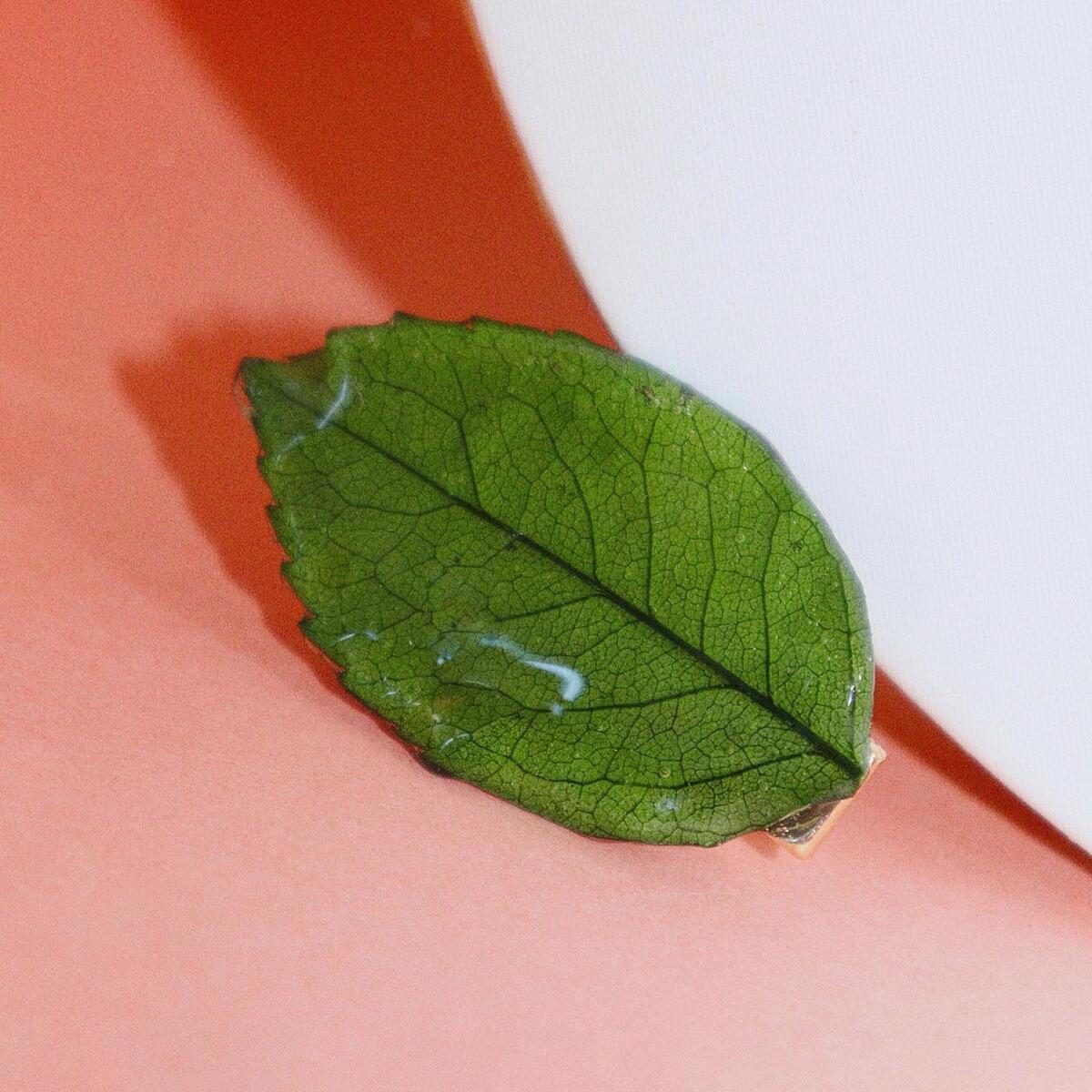 Leaf Hair Clip Holder Accessories Non Slip Modern for Women Girl Ladies Party