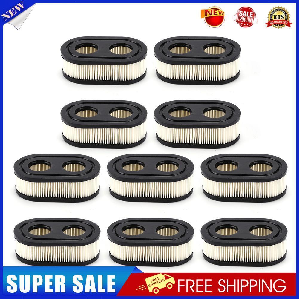 10pcs Air Filter for Briggs Stratton Lawn Mower Replace Element Trim Tools
