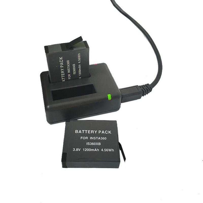 Charger with USB Cable Indicator Light for 360 One X Cameras Dual Bay