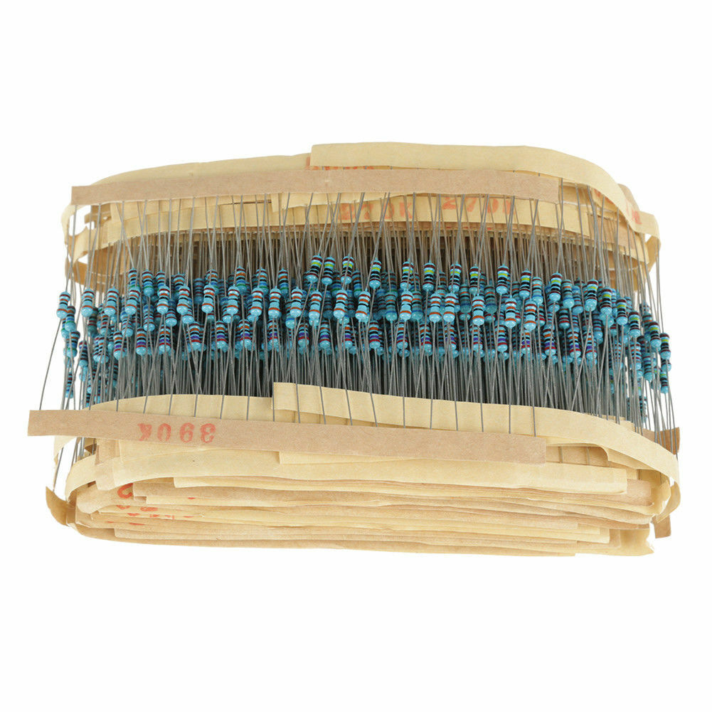 1460x 1/4W Metal Film Resistor Kit Assortment Set Labelled 1% Precision 73Value