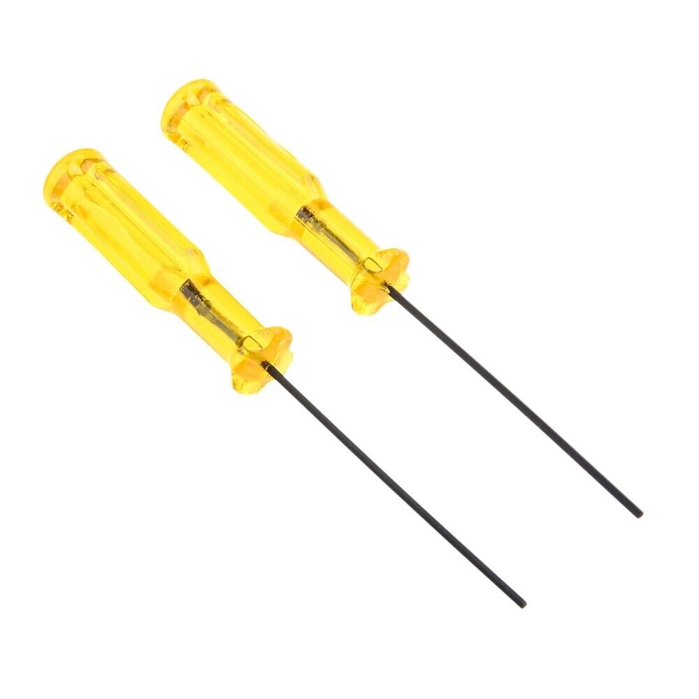 2pcs 1.6mm Plastic Metal Inner Six Angle Screwdrivers with Tube Protect Fingers
