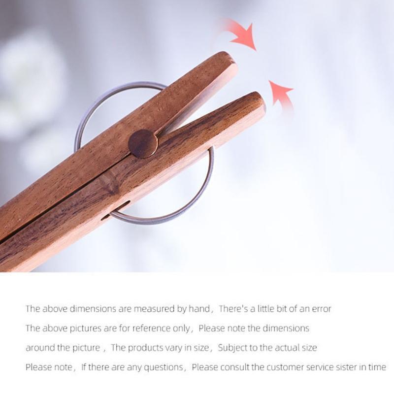 Wooden Toast Tongs Bacon Steak Bread Cake Clip Home Made of Pure Beech Wood Tool