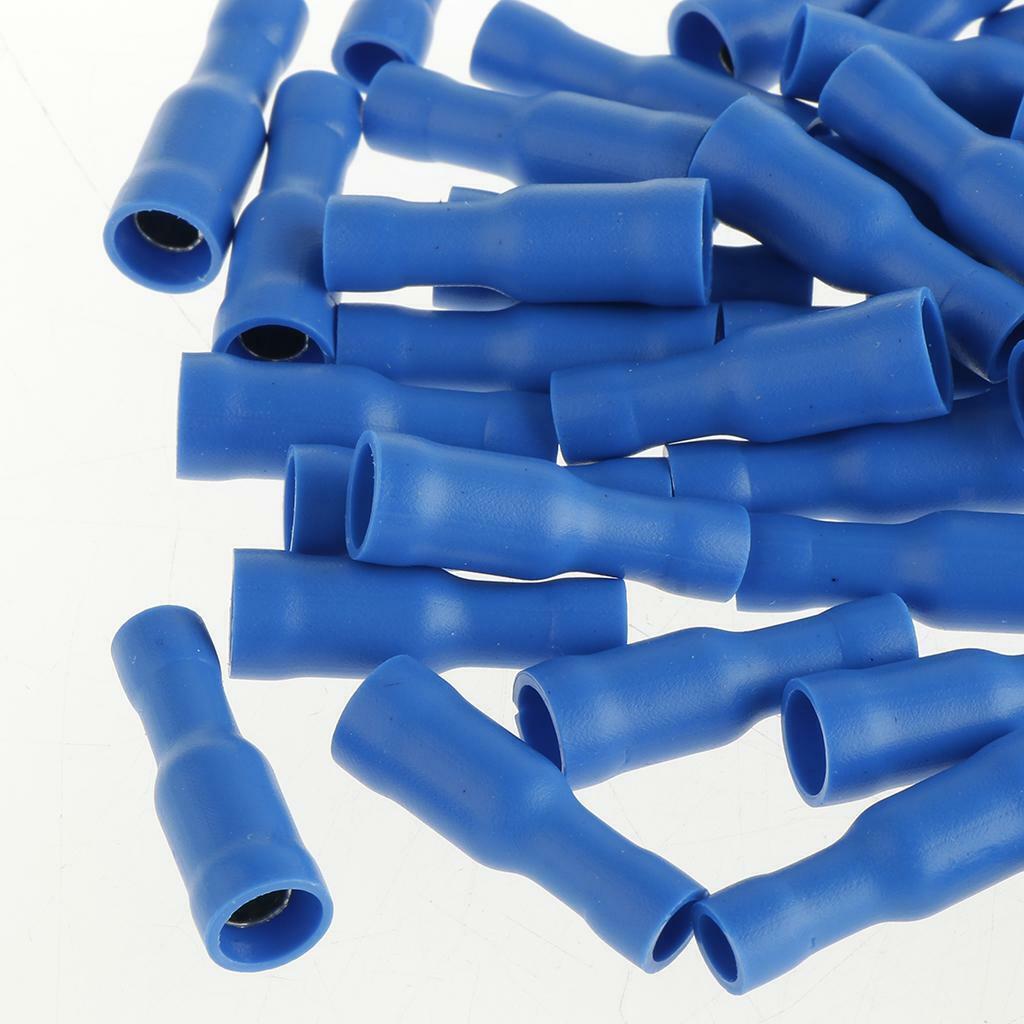 100pcs Fully Insulated Wire Crimp Terminal Quick Connectors Wiring