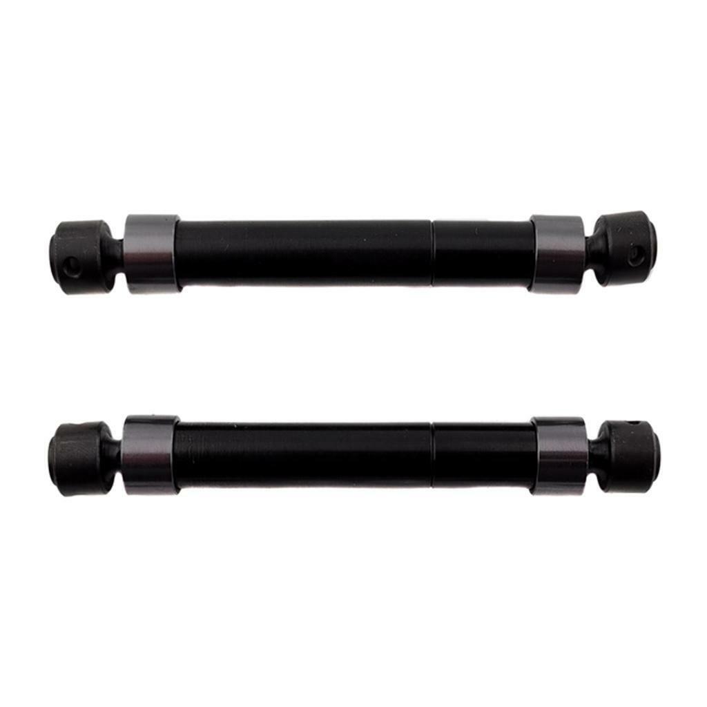 2x RC  Drive Shafts for SCX10 II 90046 90047 DIY Modified Kit Black