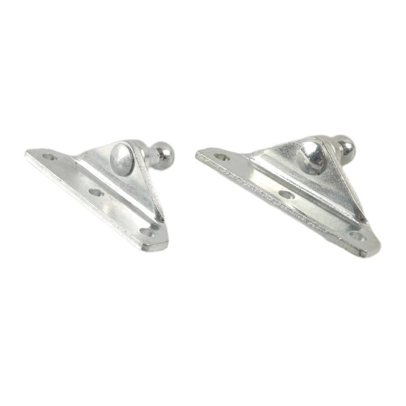 2pcs Ball Stud Brackets 10mm Fits Gas Prop Strut Spring Lift Coated Steel 10MM