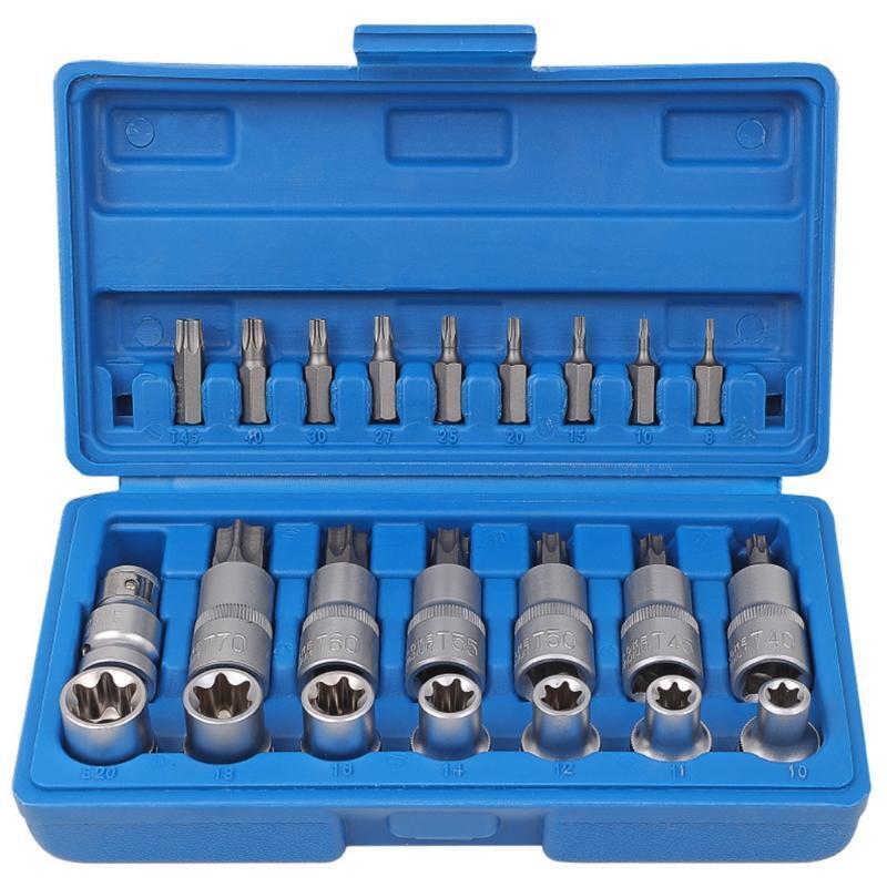Torx Bit Socket Set Gifts for Men Vehicle Maintainer for Car Repair Antirust