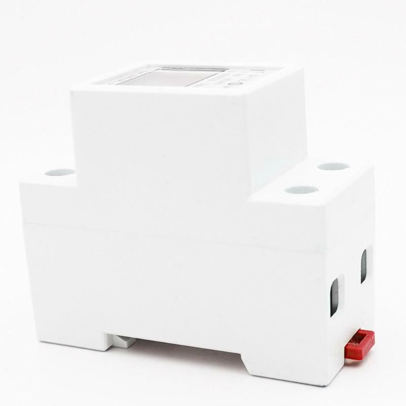Digital Energy Meter 1 Phase 2 Wires 5(80)A Din Rail Electronic Energy KWh Meter