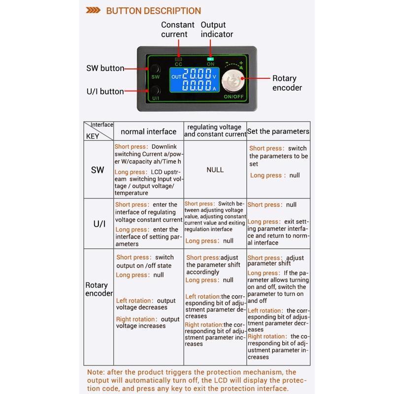 DC to DC Adjustable Voltage Regulator Step Down Module Voltage Stabilizer