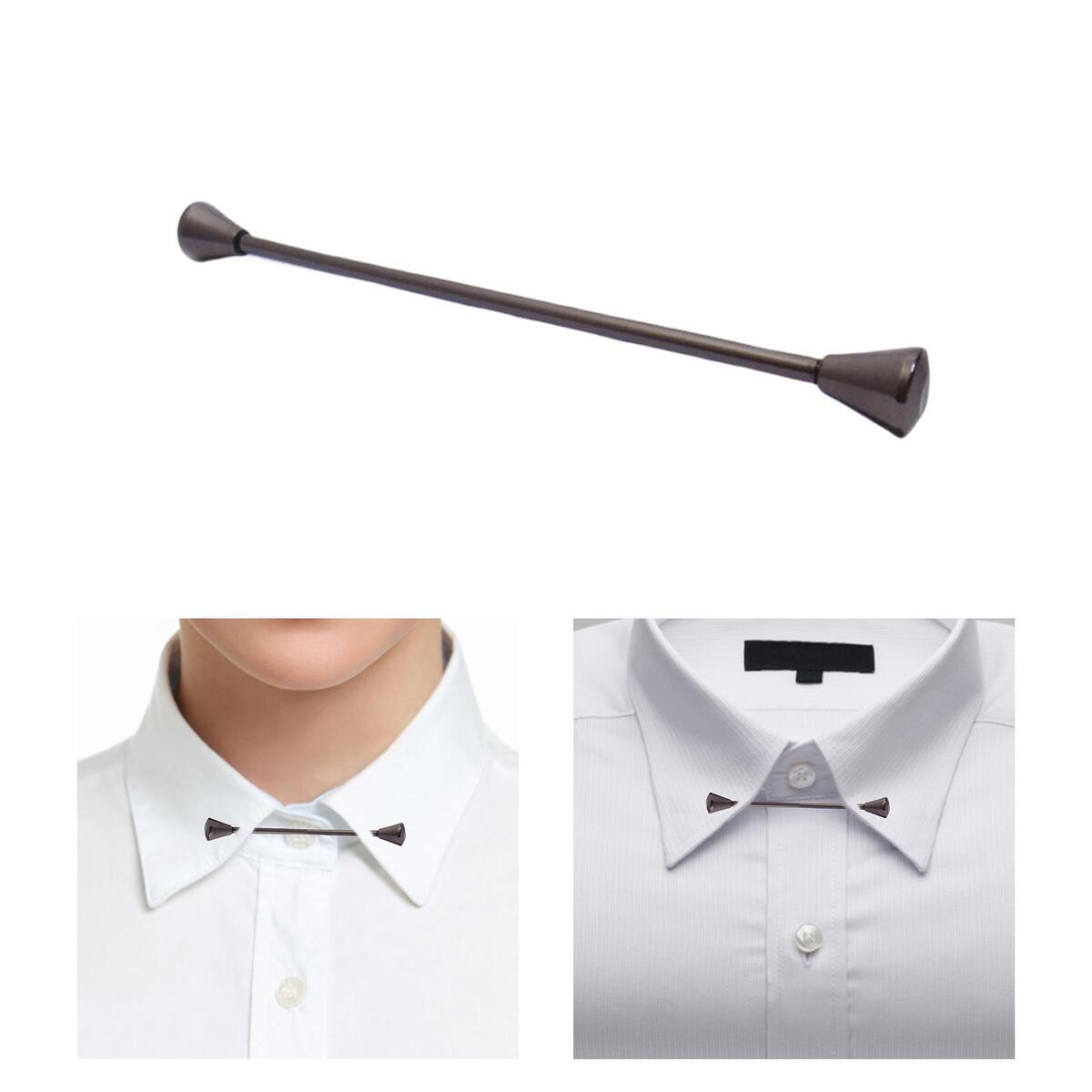 Mens Shirt Collar Bar Pin Badges Necktie Pins   for Business Gifts