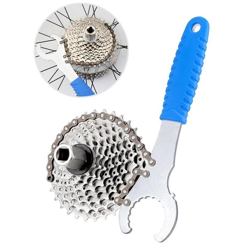 Bike Cassette Removal Tool with Chain Whip Chain Whip Tool Kit Chain Length 210m