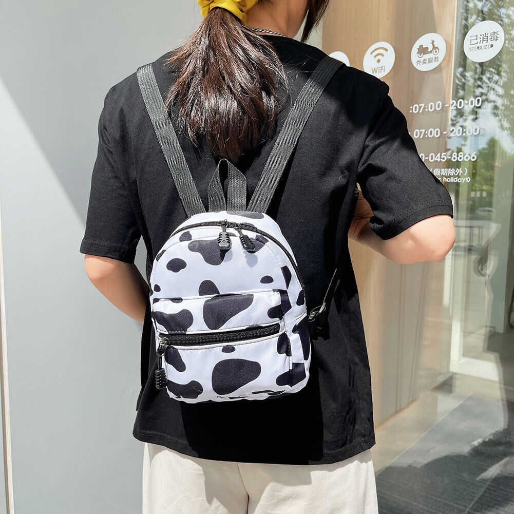 Fashion Women Animal Pattern Printing Backpack Casual Small Handbags (C)