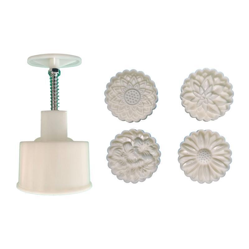 Mooncake Mould DIY Hand Pressure Fondant Decoration Tools Moon Cake Mold