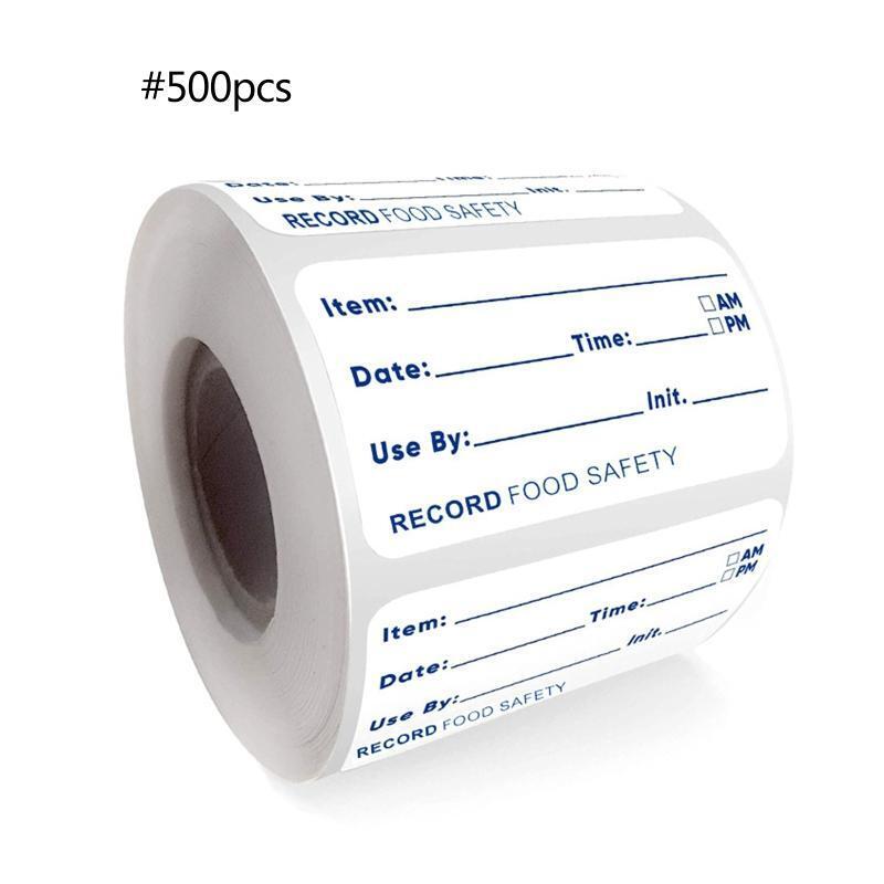 Dissolvable Food Labels for Glass Plastic Containers Fridge Freezer Food Lables